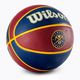 Piłka do koszykówki Wilson NBA Team Tribute Denver Nuggets blue rozmiar 7 2