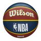 Piłka do koszykówki Wilson NBA Team Tribute Denver Nuggets blue rozmiar 7 3