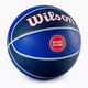Piłka do koszykówki Wilson NBA Team Tribute Detroit Pistons blue rozmiar 7 2
