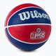 Piłka do koszykówki Wilson NBA Team Tribute Los Angeles Clippers red rozmiar 7 2