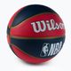 Piłka do koszykówki Wilson NBA Team Tribute New Orleans Pelicans blue rozmiar 7 4
