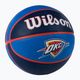 Piłka do koszykówki Wilson NBA Team Tribute Oklahoma City Thunder blue rozmiar 7 2