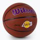 Piłka do koszykówki Wilson NBA Team Alliance Los Angeles Lakers brown rozmiar 7 2