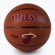 Piłka do koszykówki Wilson NBA Team Alliance Miami Heat brown rozmiar 7