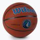 Piłka do koszykówki Wilson NBA Team Alliance Minnesota Timberwolves brown rozmiar 7 2