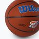 Piłka do koszykówki Wilson NBA Team Alliance Oklahoma City Thunder brown rozmiar 7 3