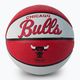 Piłka do koszykówki dziecięca Wilson NBA Team Retro Mini Chicago Bulls red rozmiar 3