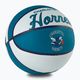 Piłka do koszykówki dziecięca Wilson NBA Team Retro Mini Charlotte Hornets aqua rozmiar 3 2