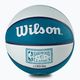 Piłka do koszykówki dziecięca Wilson NBA Team Retro Mini Charlotte Hornets aqua rozmiar 3 6