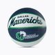 Piłka do koszykówki dziecięca Wilson NBA Team Retro Mini Dallas Mavericks blue rozmiar 3