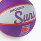Piłka do koszykówki dziecięca Wilson NBA Team Retro Mini Phoenix Suns blue rozmiar 3 3