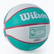 Piłka do koszykówki dziecięca Wilson NBA Team Retro Mini San Antonio Spurs szary rozmiar 3 2