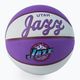 Piłka do koszykówki dziecięca Wilson NBA Team Retro Mini Utah Jazz green rozmiar 3