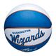 Piłka do koszykówki dziecięca Wilson NBA Team Retro Mini Washington Wizards red rozmiar 3 4
