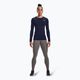 Legginsy treningowe damskie Under Armour ColdGear Authentics charcoal light heather/black 2