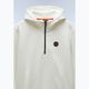 Bluza męska Napapijri B-Badge Half Zip Hooded white heron 7