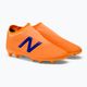 Buty piłkarskie dziecięce New Balance Tekela V3+ Magique JNR FG impulse/vibrant orange 4