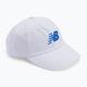 Czapka z daszkiem damska New Balance 6 Panel Curved Brim Snap Back biała NBLAH13010WT.OSZ