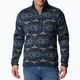 Bluza polarowa męska Columbia Sweater Weather II Printed collegiate navy checkered peaks print