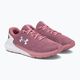 Buty do biegania damskie Under Armour W Charged Rogue 3 Knit pink elixir/white/metallic silver 4