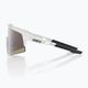 Okulary przeciwsłoneczne 100% Speedcraft matte white/hiper silver mirror 9