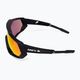 Okulary przeciwsłoneczne 100% Speedtrap soft tact black/hiper red multilayer mirror 5