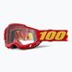 Gogle rowerowe 100% Accuri 2 red/clear 5