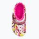 Klapki dziecięce Crocs Classic Lined Marbled Clog electric pink/multi 207773 7