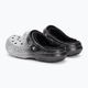 Klapki Crocs Classic Glitter Lined Clog black/silver 4