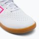 Buty piłkarskie dziecięce New Balance Audazo V6 Control JNR IN SJA3IWB6 white 7