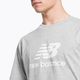 Koszulka męska New Balance Essentials Stacked Logo athletic grey 4