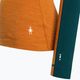 Longsleeve termoaktywny damski Smartwool Merino Baselayer Colorblock 1/4 Zip Boxed marmalade 6