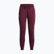 Spodnie damskie Under Armour Rival Fleece dark maroon/white 5