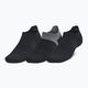 Skarpety do biegania męskie Under Armour Dry Run Lite No Show 3 pary black/black/reflective