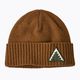 Czapka zimowa Patagonia Brodeo Beanie dawn tracks patch/shelter brown