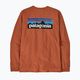 Longsleeve męski Patagonia P-6 Logo Responsibili redtail rust