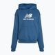 Bluza damska New Balance French Terry Stacked Logo Hoodie blueagat 5