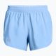 Spodenki do biegania damskie Under Armour Fly By 3" nimbus blue/nimbus blue/reflective