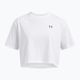 Koszulka damska Under Armour Boxy Crop Logo white/black