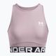 Top treningowy damski Under Armour Heat Gear Rib Tank tetra gray/white