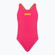 Strój pływacki jednoczęściowy dziecięcy arena Team Swim Tech Solid freak rose/soft green