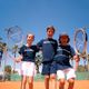 Koszulka tenisowa dziecięca Tecnifibre Team Cotton Tee marine 3