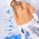 Kurtka snowboardowa damska ROXY Chloe Kim Puffy mock orange 6