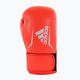 Rękawice bokserskie damskie adidas Speed 100 czerwono-czarne ADISBGW100-40985 7
