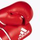 Rękawice bokserskie adidas Point Fight Adikbpf100 czerwono-białe ADIKBPF100 9