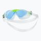 Maska do pływania dziecięca Aquasphere Vista transparent/bright green/blue MS5080031LB 4