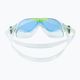 Maska do pływania dziecięca Aquasphere Vista transparent/bright green/blue MS5080031LB 5