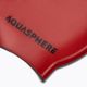 Czepek pływacki Aquasphere Plain Silicon red/black 2
