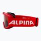 Gogle narciarskie dziecięce Alpina Piney red matt/orange 4