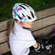 Kask rowerowy dziecięcy Alpina Pico pearlwhite butterflies gloss 8